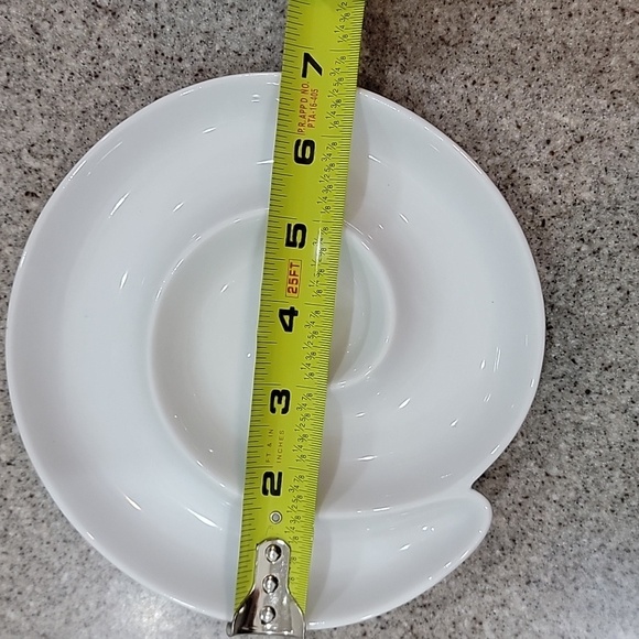 Crate&Barrel Swirl Porcelain Tray - Picture 3 of 3